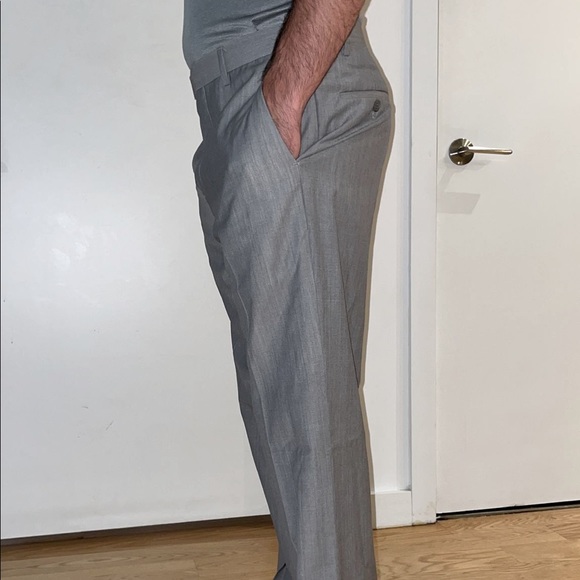 Tailored Gray Suit Pants - Picture 3 of 3